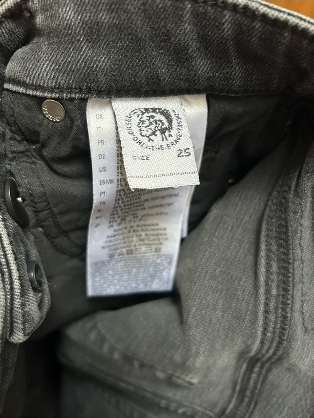 Diesel Two-Tone Jeans - Picture 6 of 7